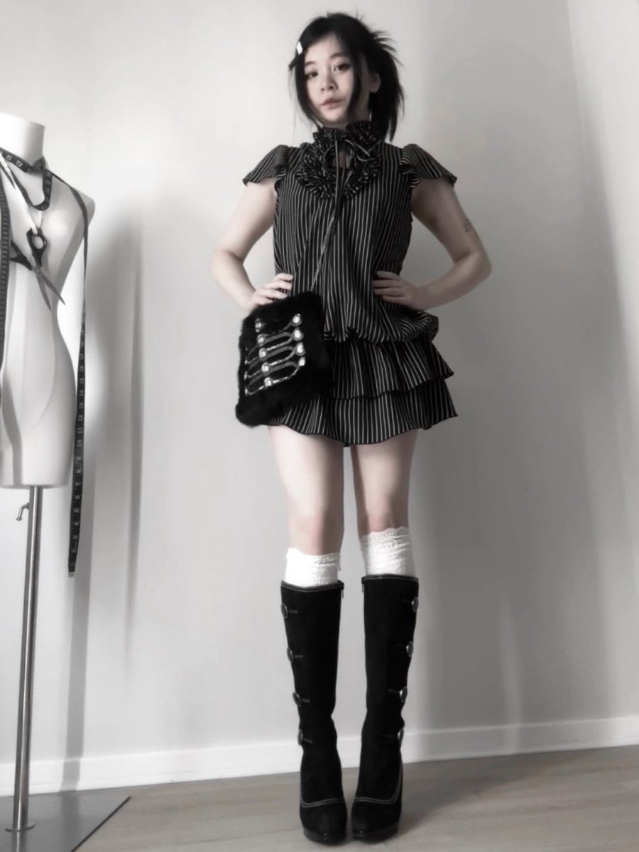 Buba Fur Bag - MIDNIGHT FAE