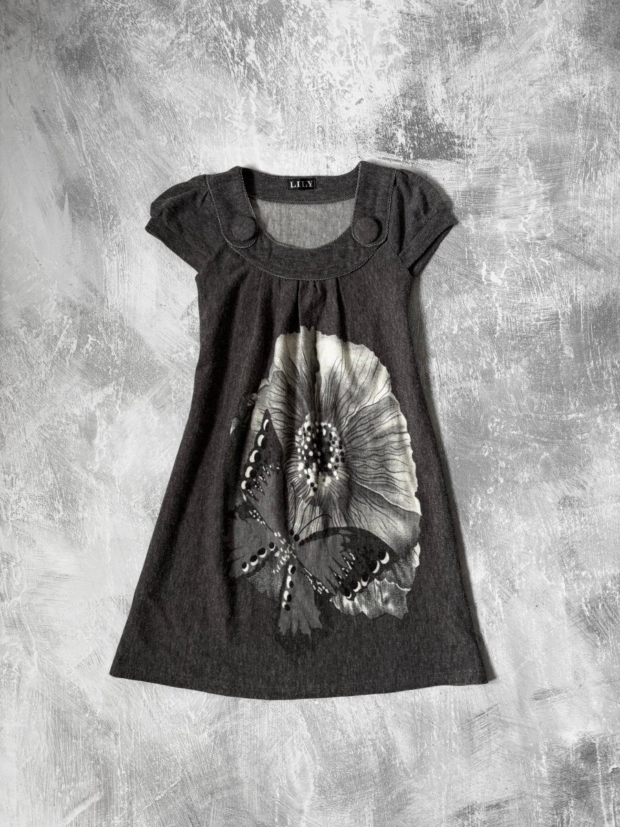 Butterfly Doll Dress - MIDNIGHT FAE