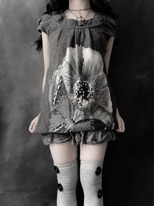 Butterfly Doll Dress - MIDNIGHT FAE