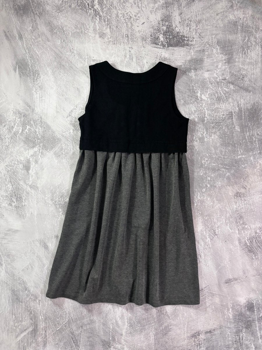 Button Vest Mini Dress - MIDNIGHT FAE