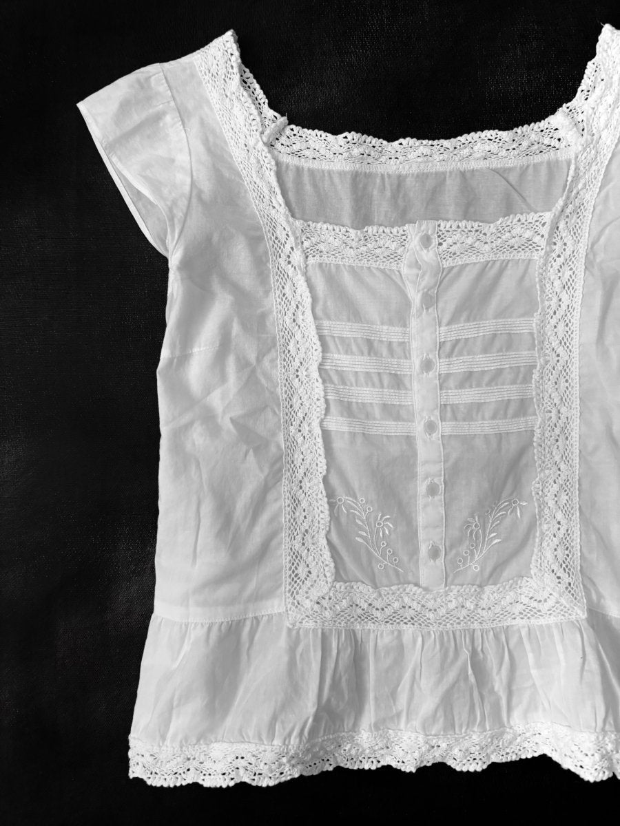 Calico Cotton Top - MIDNIGHT FAE