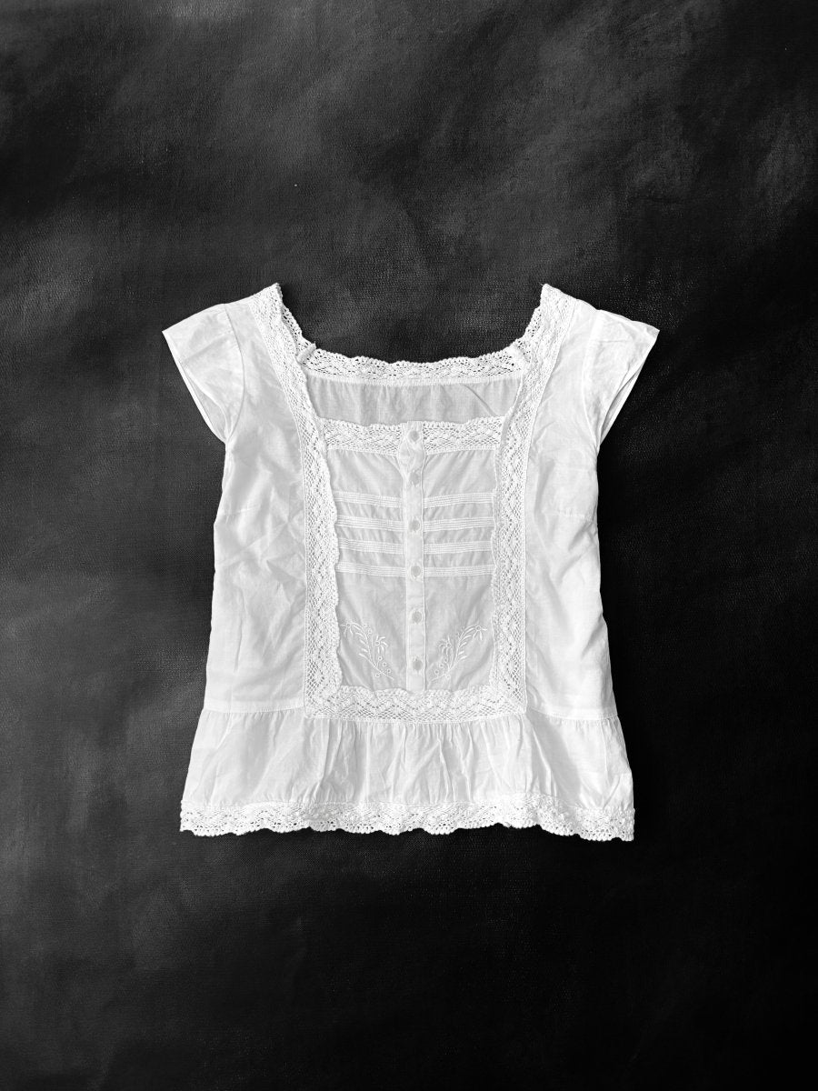 Calico Cotton Top - MIDNIGHT FAE