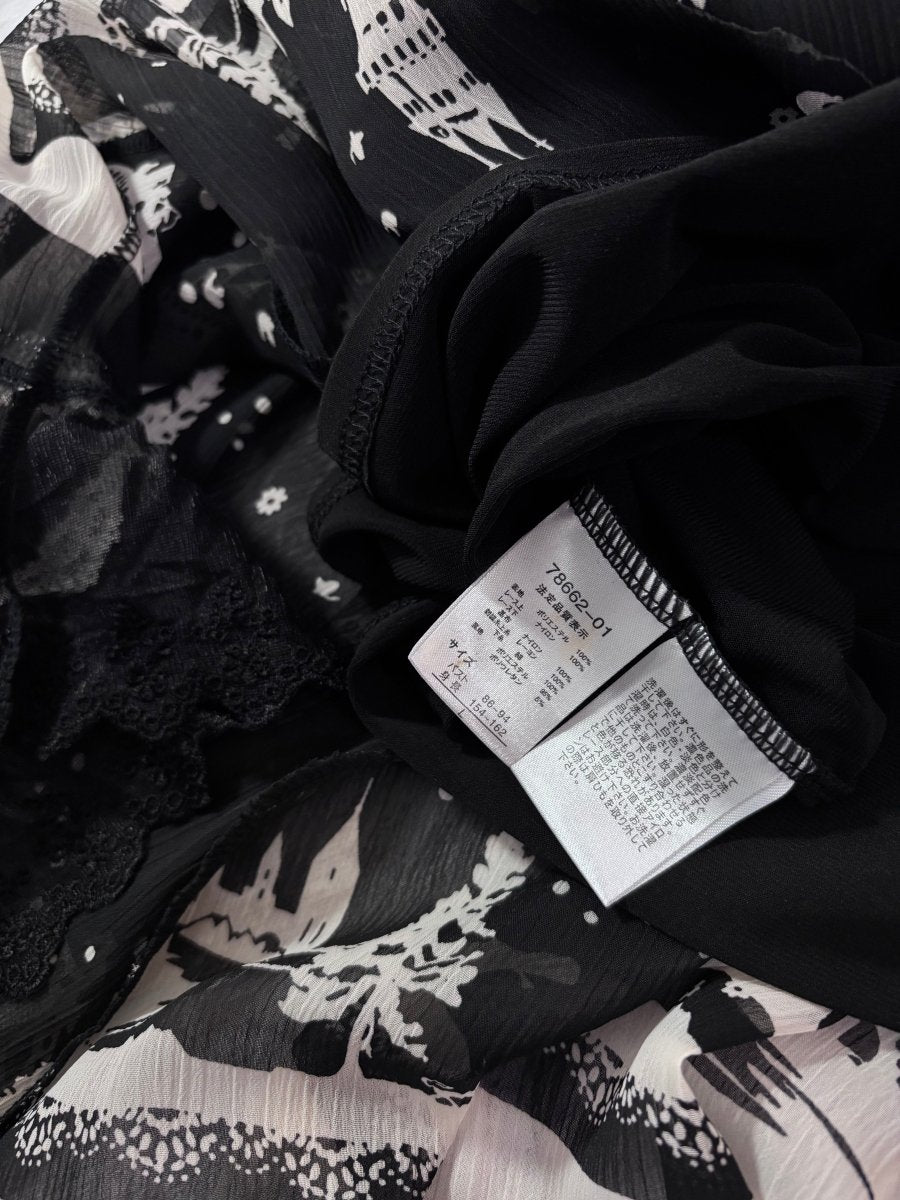 Castles Babydoll Dress - MIDNIGHT FAE