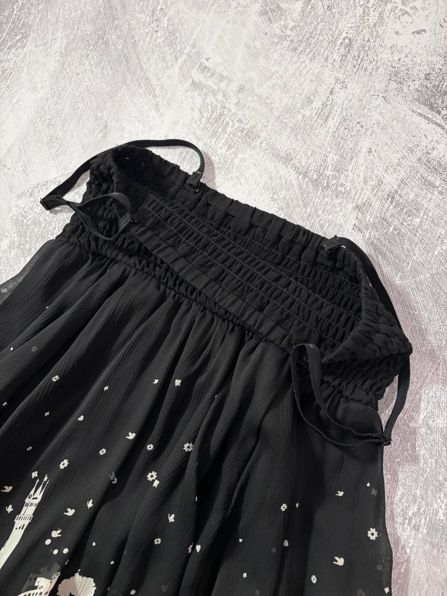 Castles Babydoll Dress - MIDNIGHT FAE