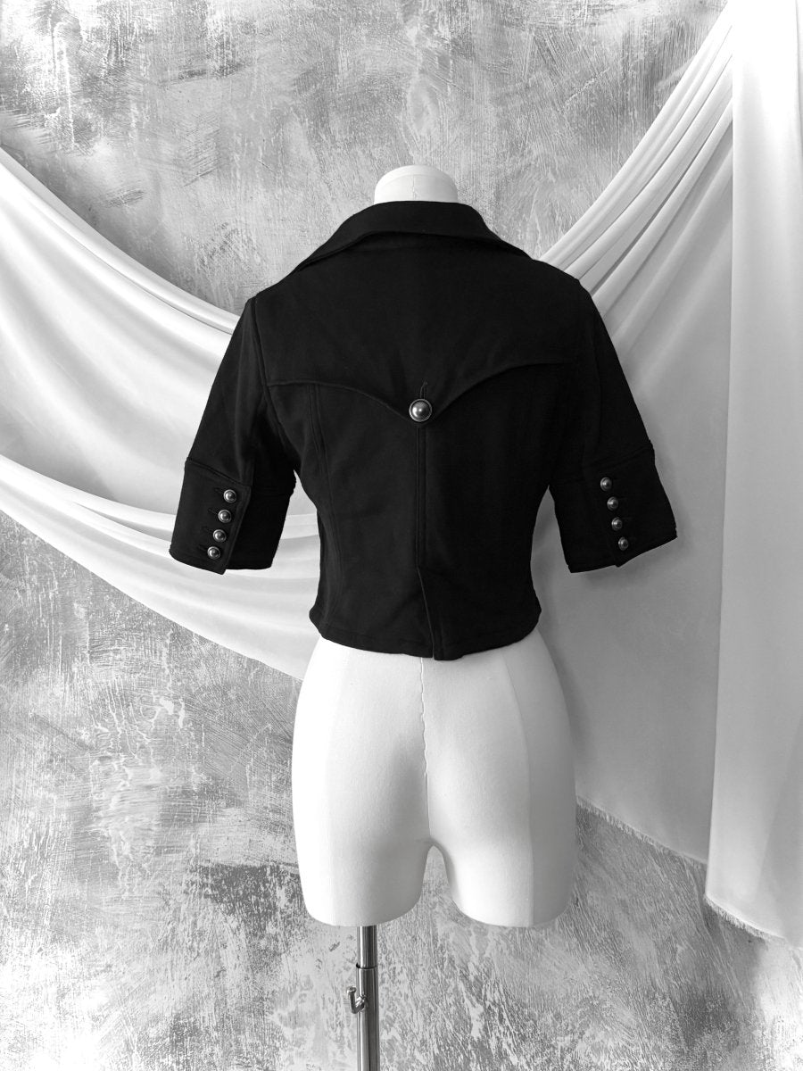 Catacomb Cropped Jacket - MIDNIGHT FAE