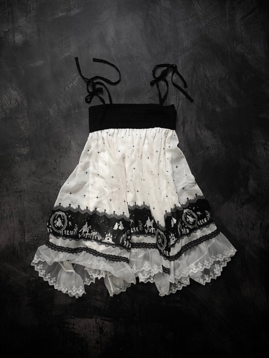 Chateau Babydoll Dress - MIDNIGHT FAE