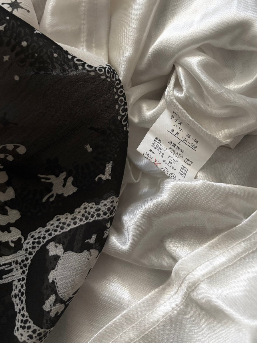 Chateau Babydoll Dress - MIDNIGHT FAE