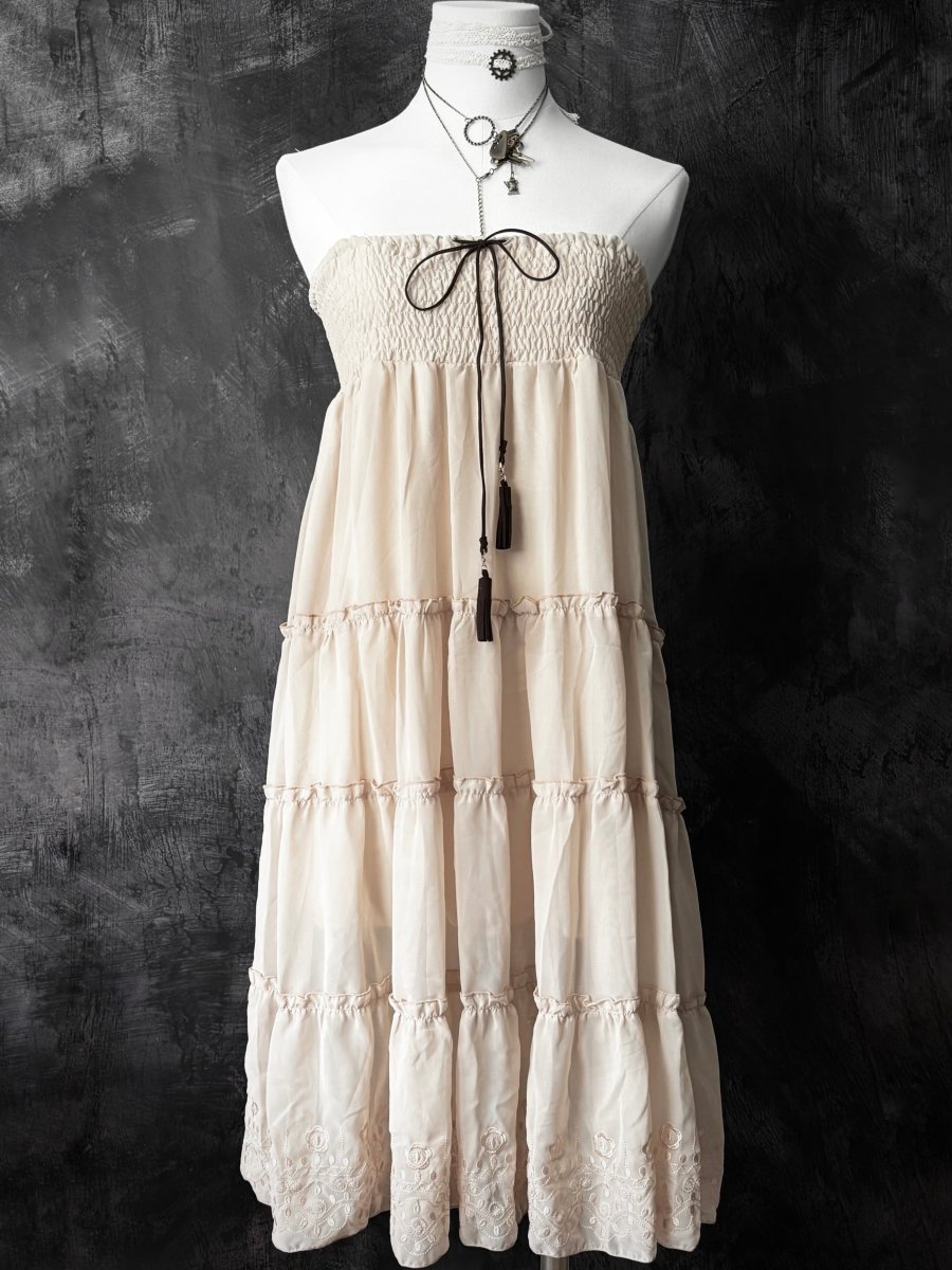 Chime Bandeau Dress - MIDNIGHT FAE
