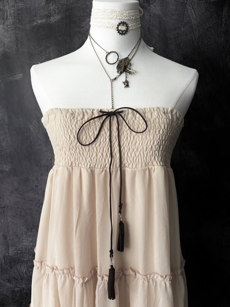 Chime Bandeau Dress - MIDNIGHT FAE