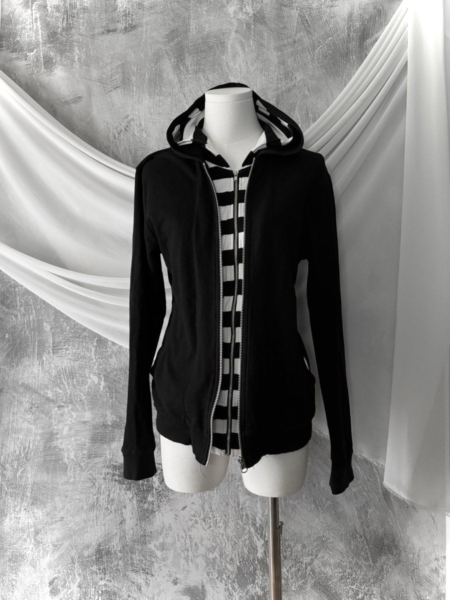 Chism Layered Hoodie - MIDNIGHT FAE