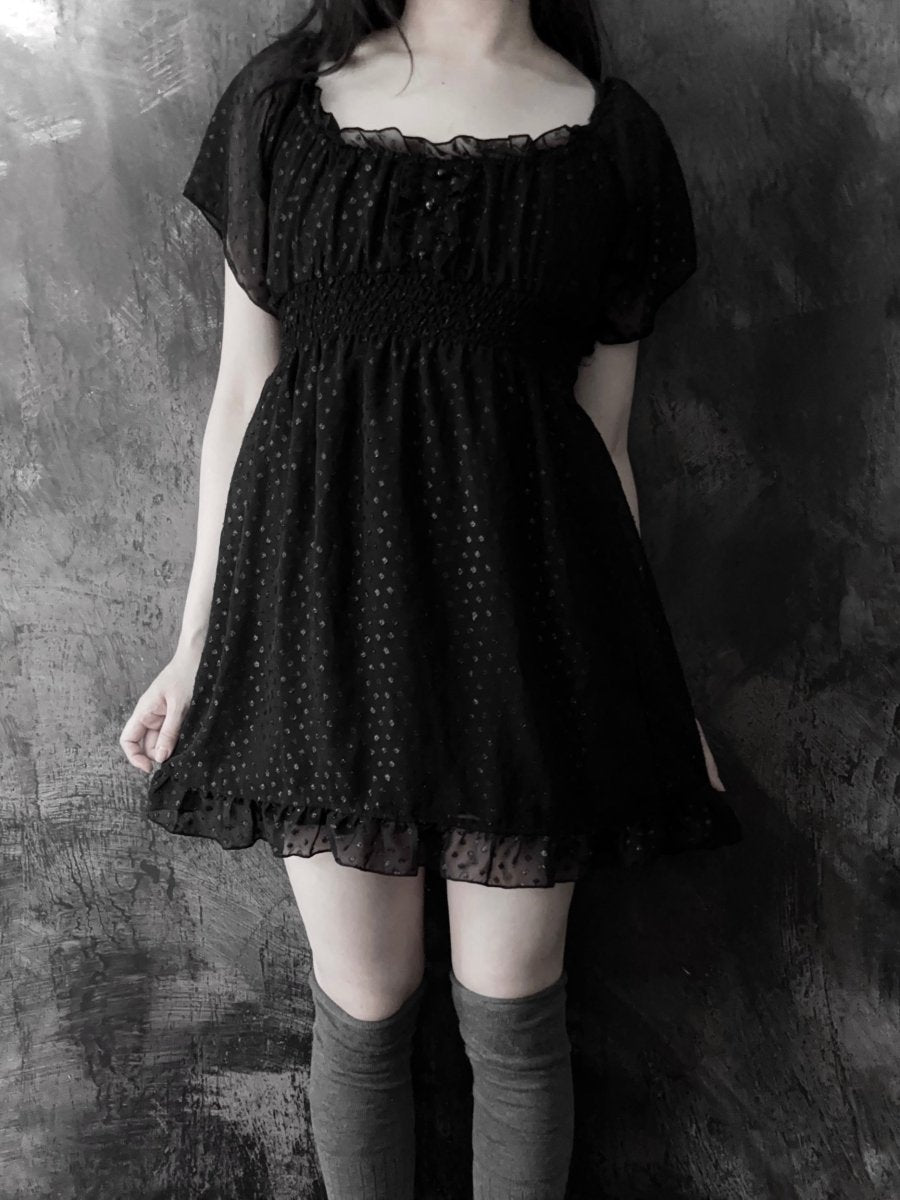 Chou Babydoll Dress (BNWT) - MIDNIGHT FAE