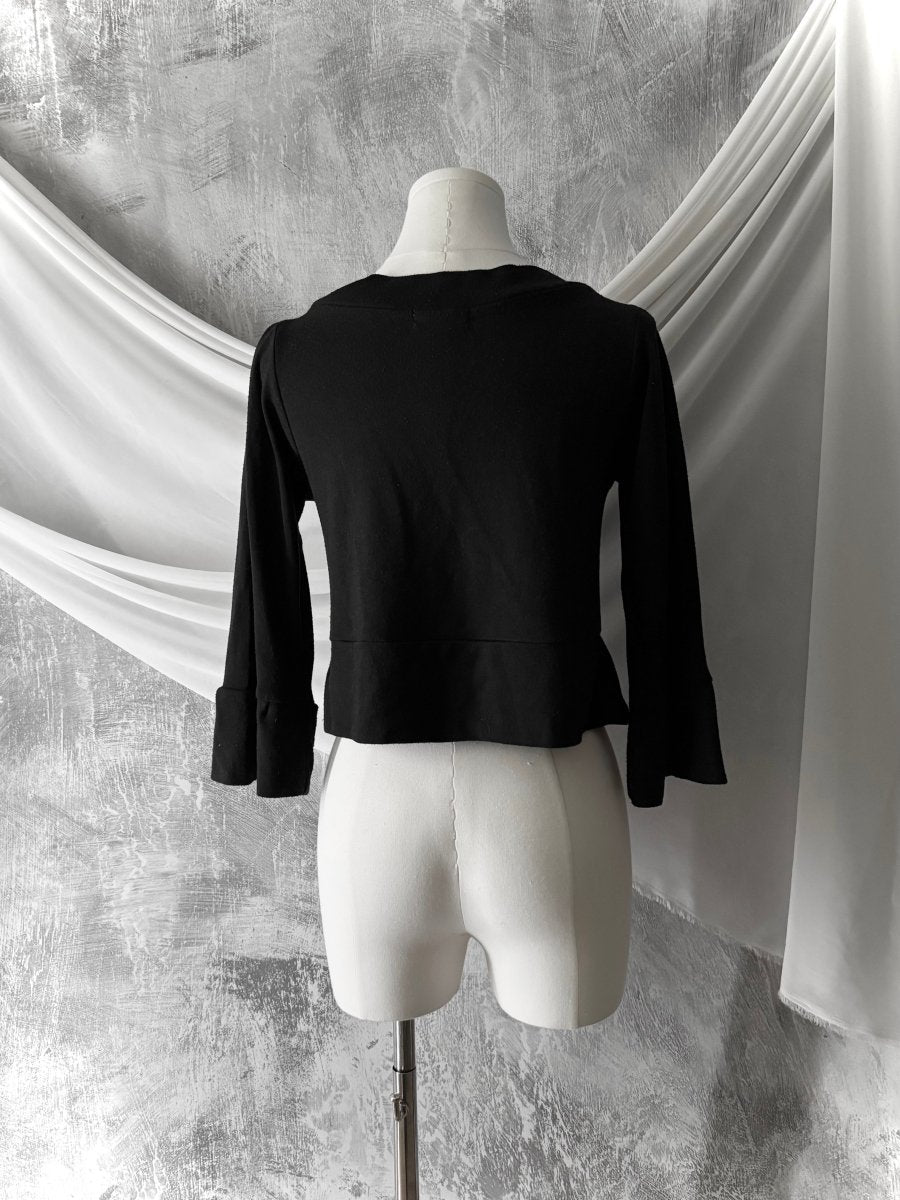 Cinema Button Cardigan - MIDNIGHT FAE