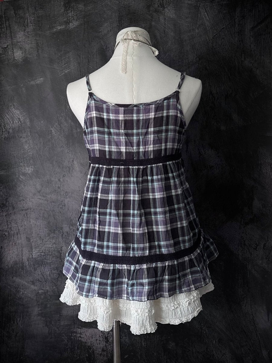 Cinema Plaid Cami - MIDNIGHT FAE