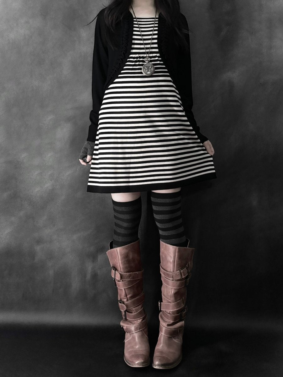 Cineris Striped Knit - MIDNIGHT FAE