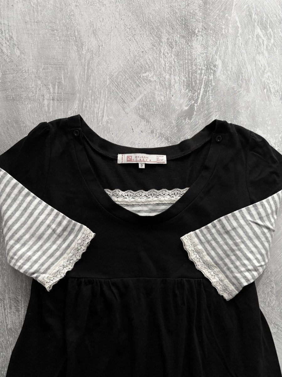Claire Layered Shirt - MIDNIGHT FAE