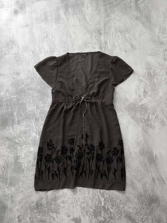 Classa Brown Dress - MIDNIGHT FAE