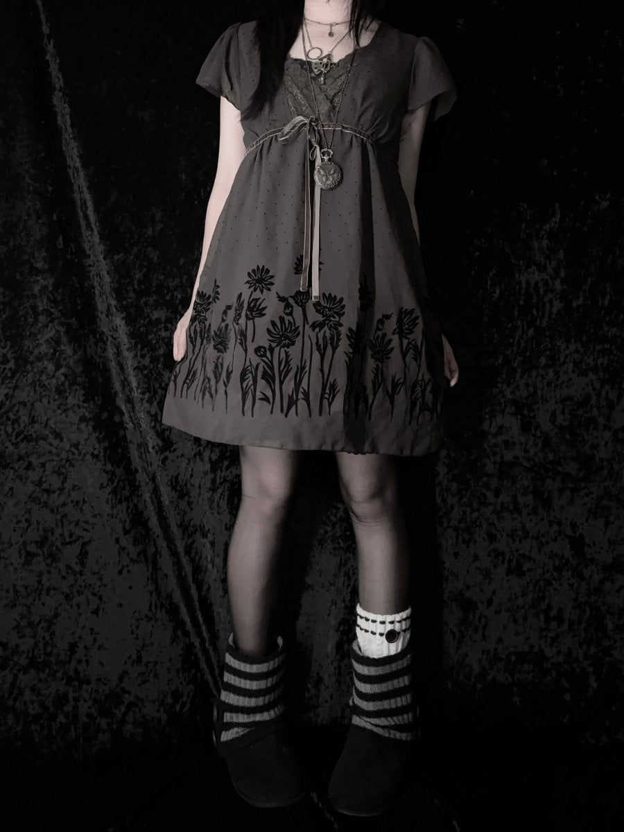 Classa Brown Dress - MIDNIGHT FAE