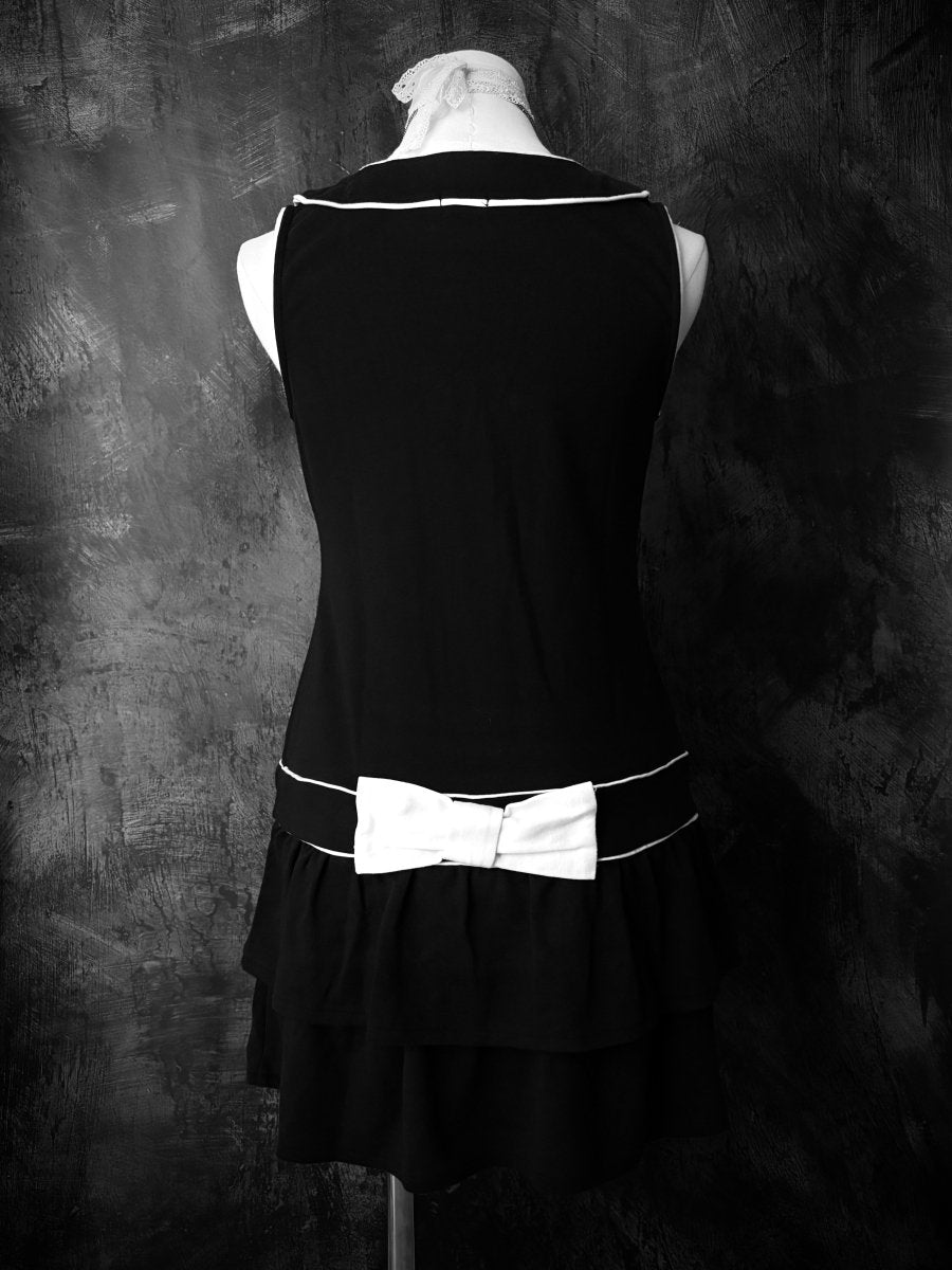 Clockwork Button Dress - MIDNIGHT FAE