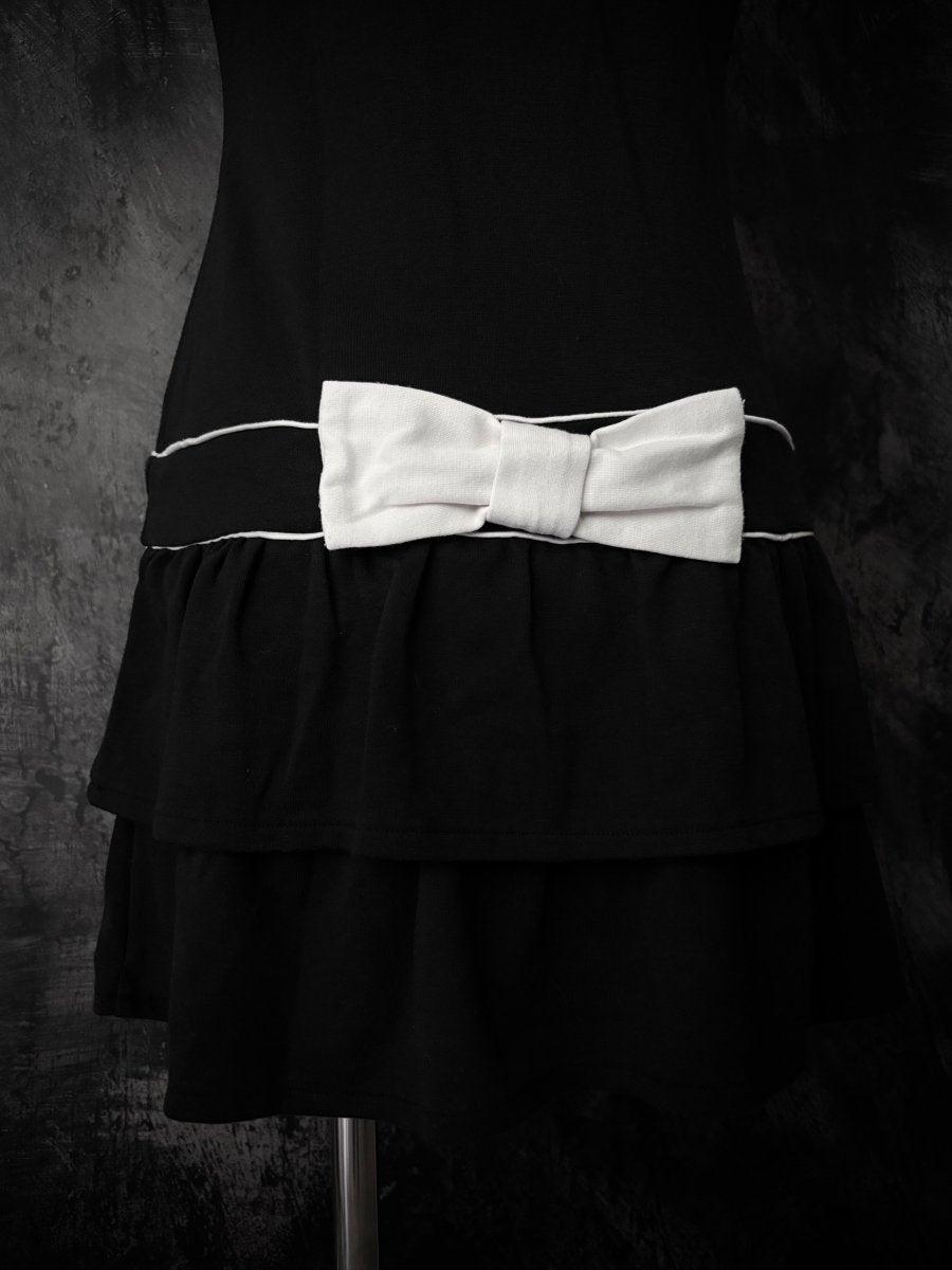 Clockwork Button Dress - MIDNIGHT FAE