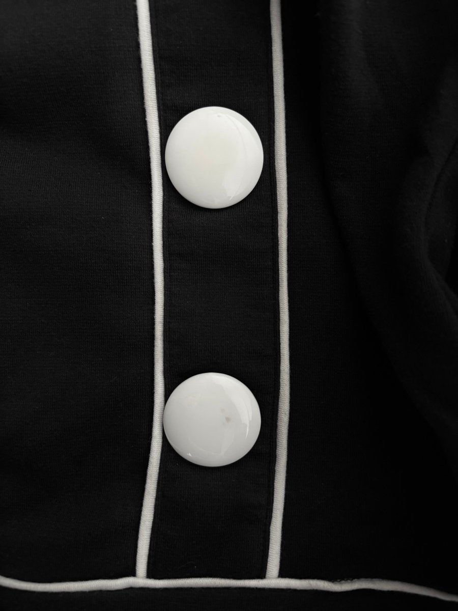 Clockwork Button Dress - MIDNIGHT FAE