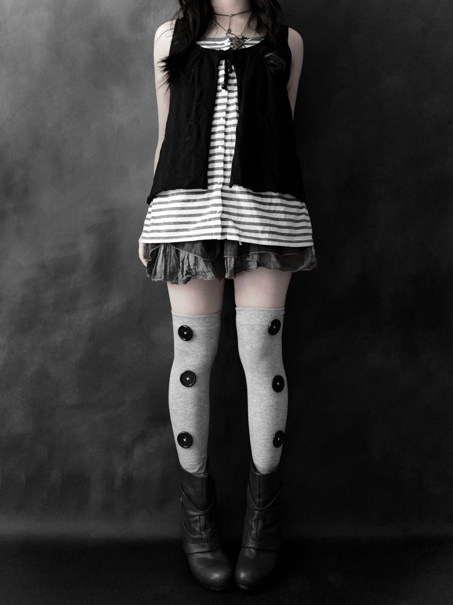 Clover Striped Tunic - MIDNIGHT FAE