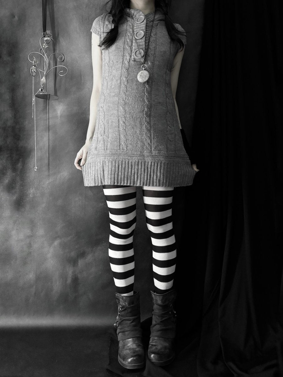 Cocoon Knit Dress - MIDNIGHT FAE