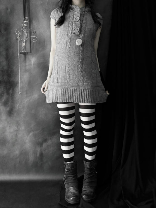 Cocoon Knit Dress - MIDNIGHT FAE