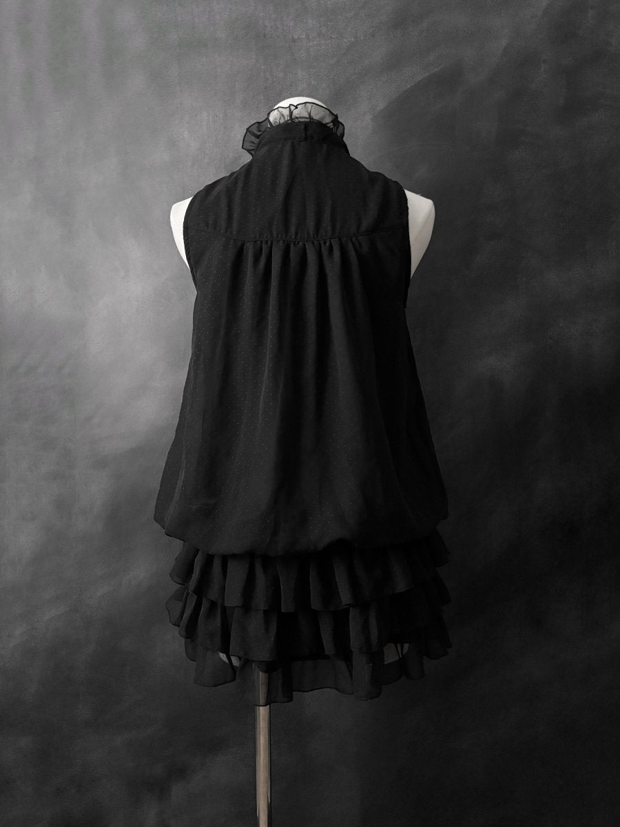 Coda Frilly Dress - MIDNIGHT FAE