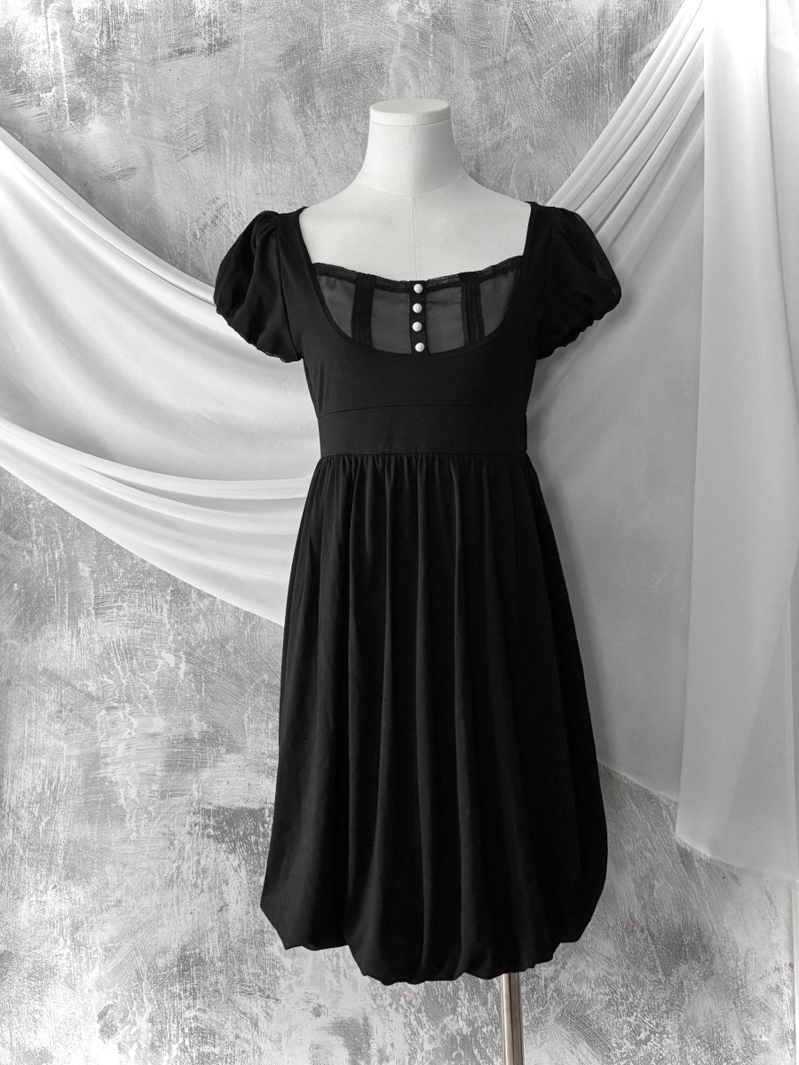 Cormorant Black Dress - MIDNIGHT FAE