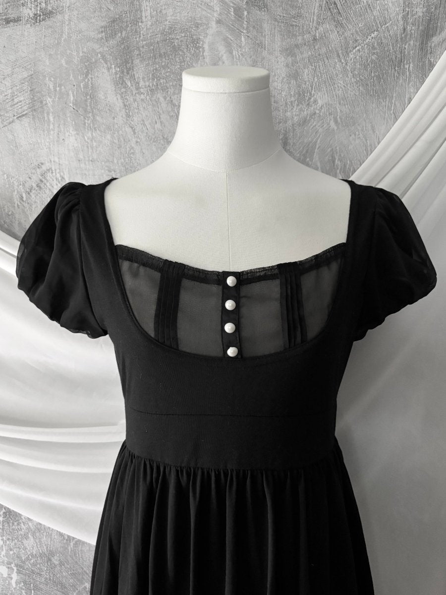 Cormorant Black Dress - MIDNIGHT FAE