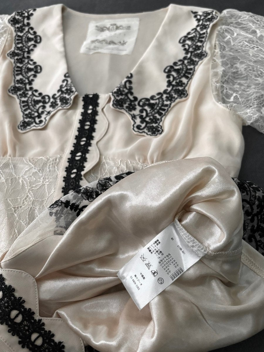 Couture Ivory Tunic - MIDNIGHT FAE