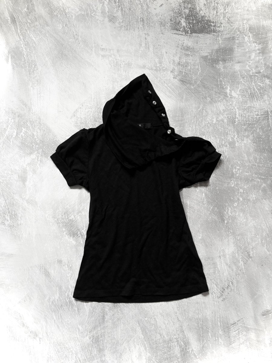 Cross Turtleneck Top - MIDNIGHT FAE