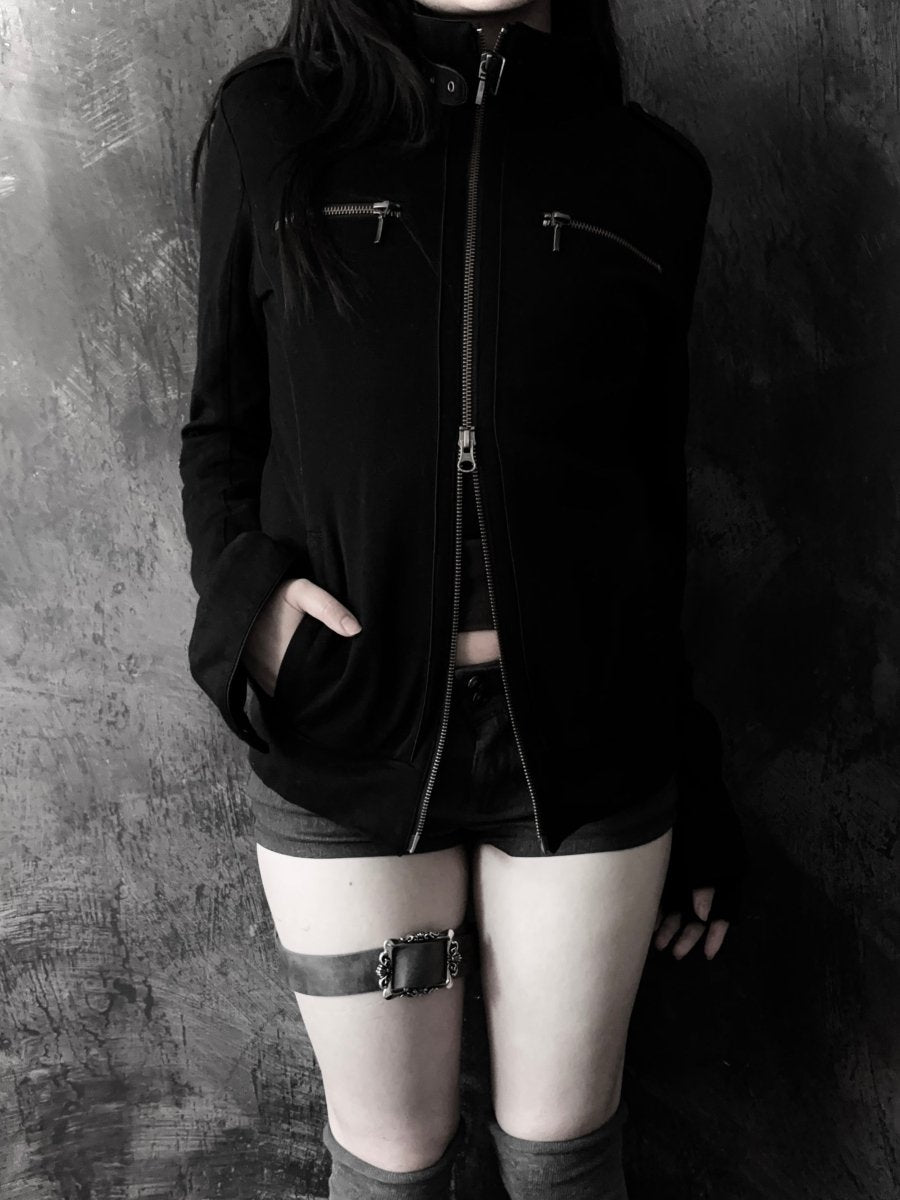 Crypt Zip-Up Jacket - MIDNIGHT FAE