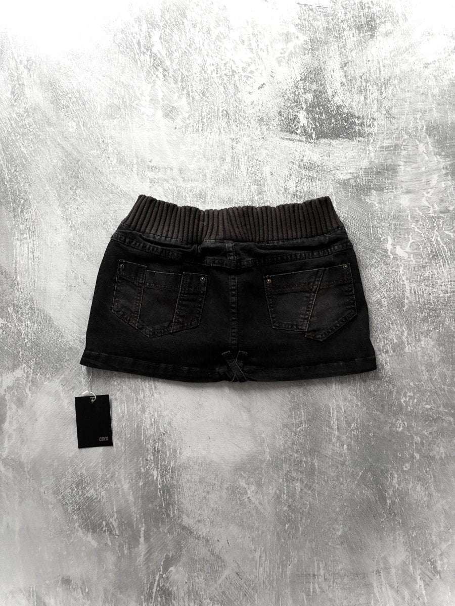 Cryx Denim Skirt - MIDNIGHT FAE