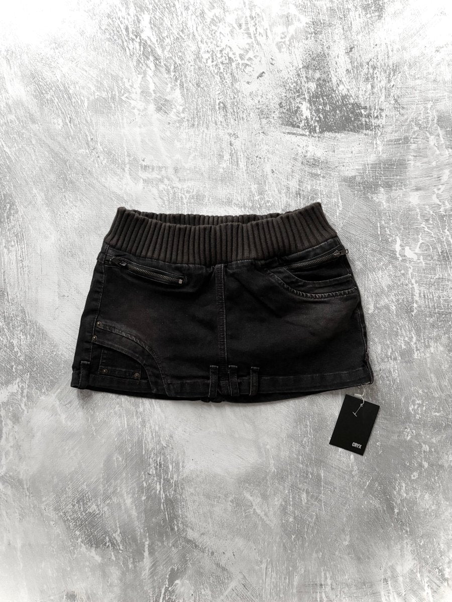 Cryx Denim Skirt - MIDNIGHT FAE