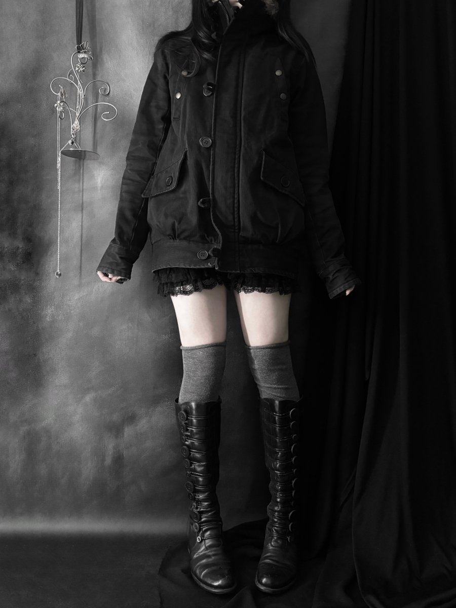 Culture Zip-Up Jacket - MIDNIGHT FAE