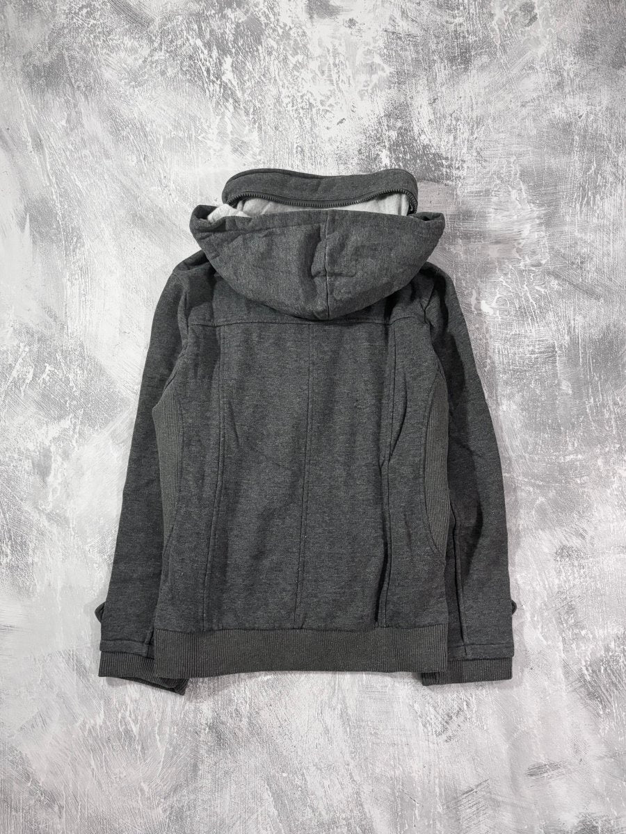 Cyber Grey Hoodie Jacket - MIDNIGHT FAE