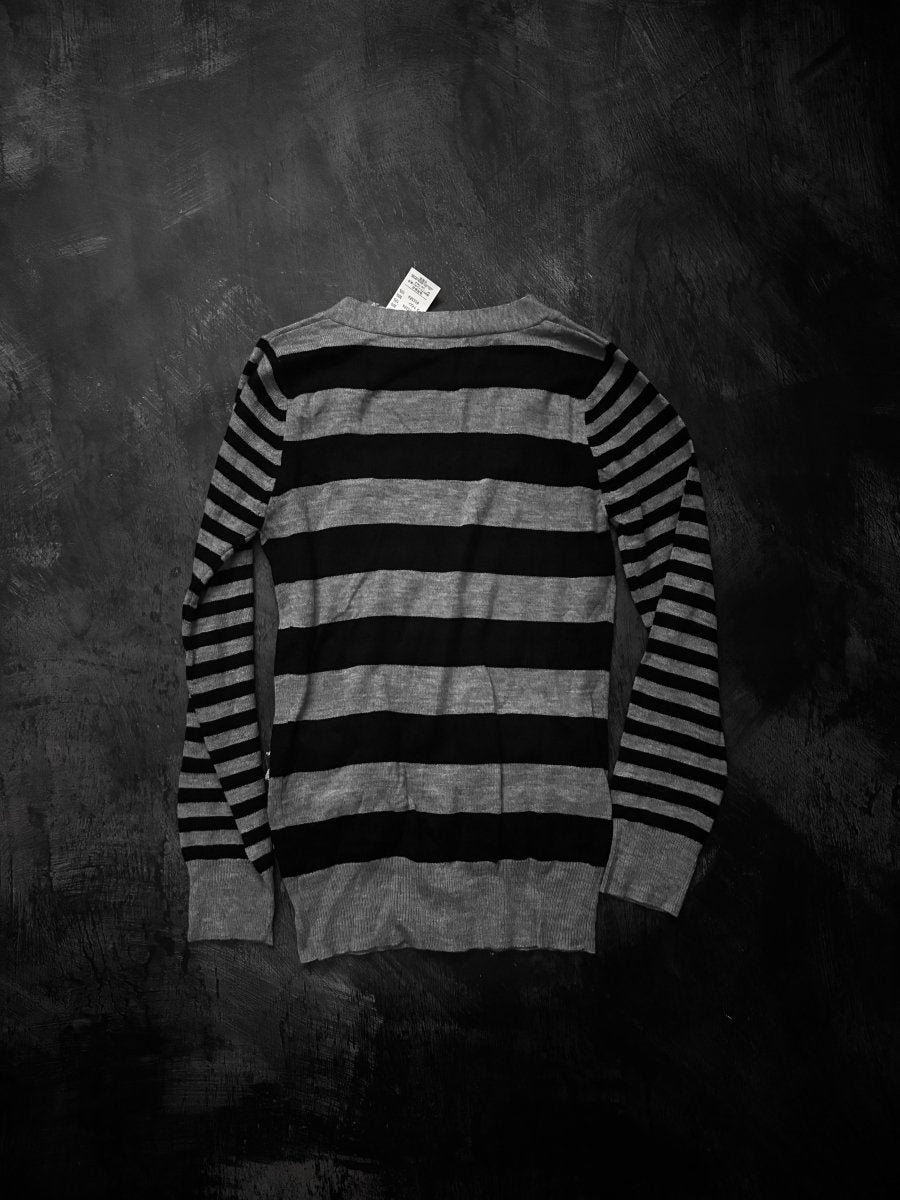 Daisy Striped Cardigan (BNWT) - MIDNIGHT FAE
