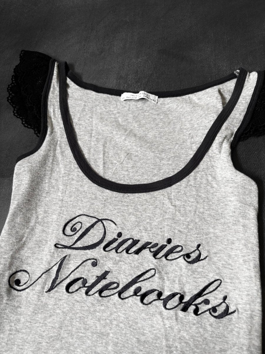 Diaries Sleeveless Top - MIDNIGHT FAE