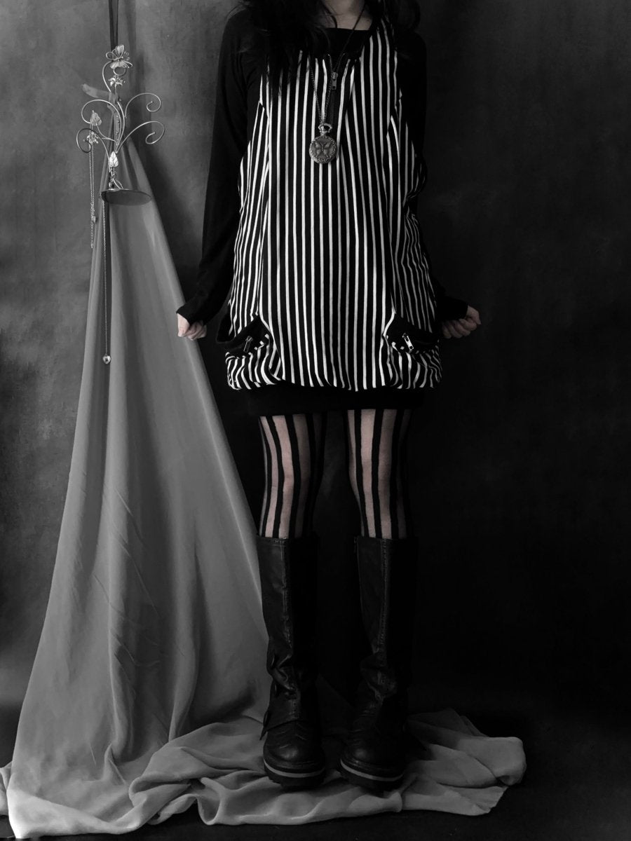 Dissonance Layered Dress - MIDNIGHT FAE