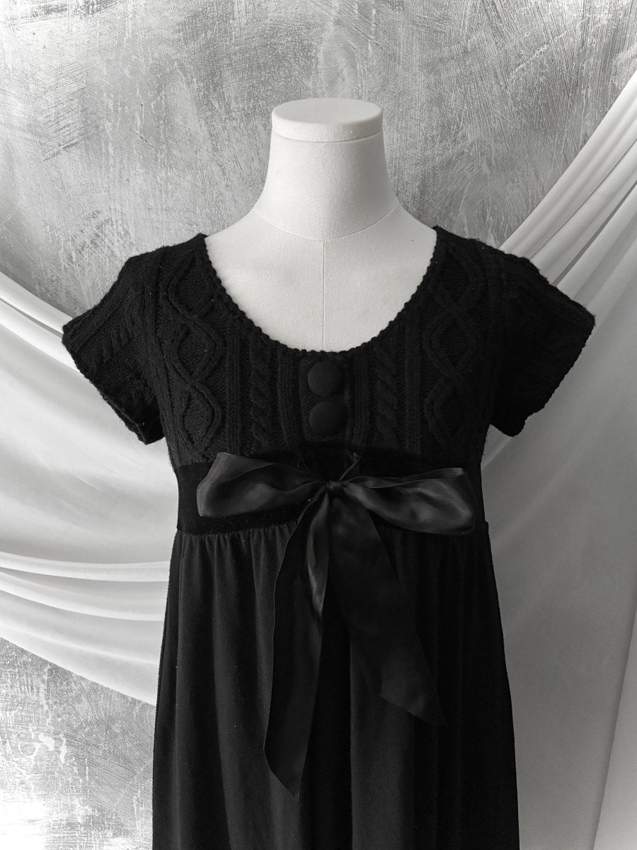 Doe Babydoll Dress - MIDNIGHT FAE