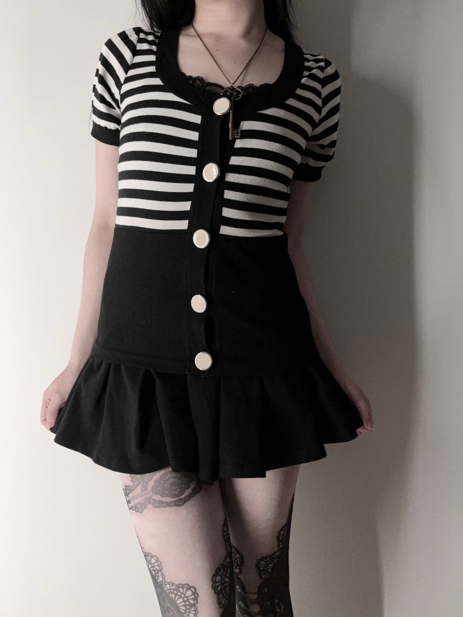 Dosch Striped Top - MIDNIGHT FAE