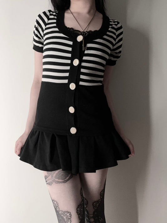 Dosch Striped Top - MIDNIGHT FAE