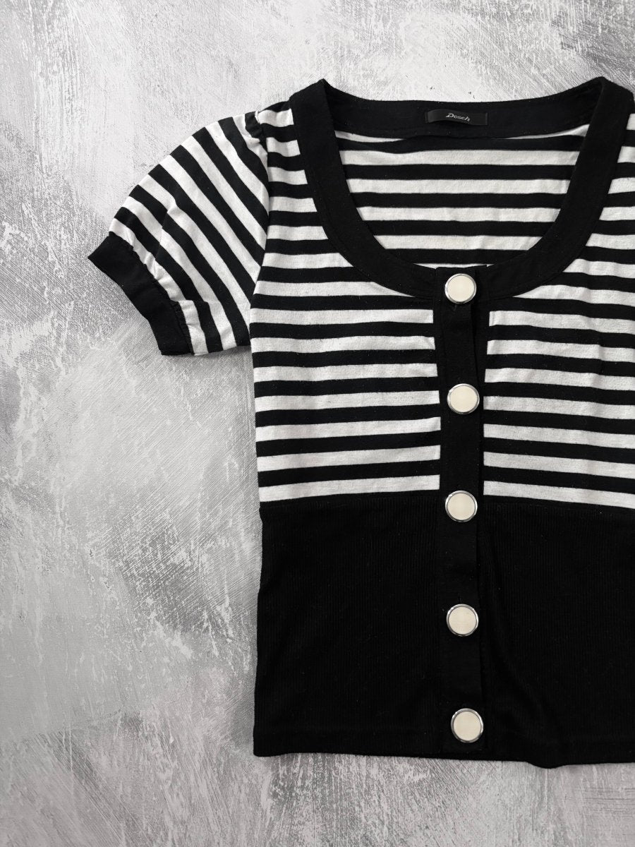 Dosch Striped Top - MIDNIGHT FAE