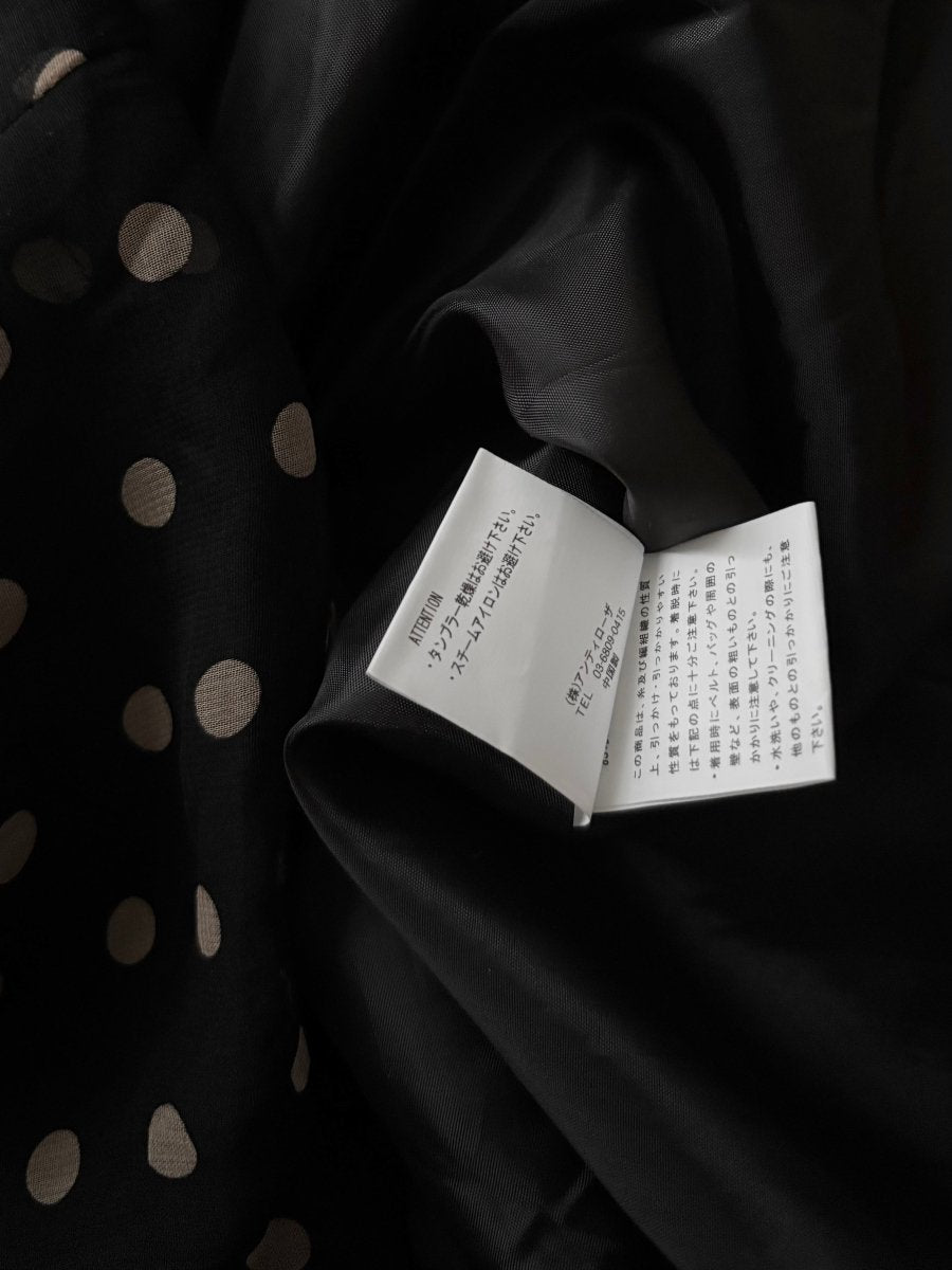 Dove Polkadot Dress - MIDNIGHT FAE