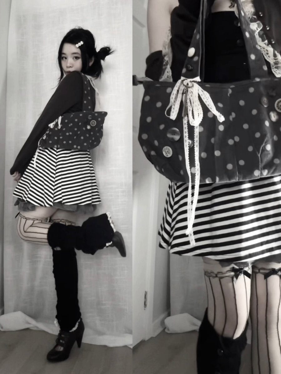 Dream Polkadot Bag - MIDNIGHT FAE