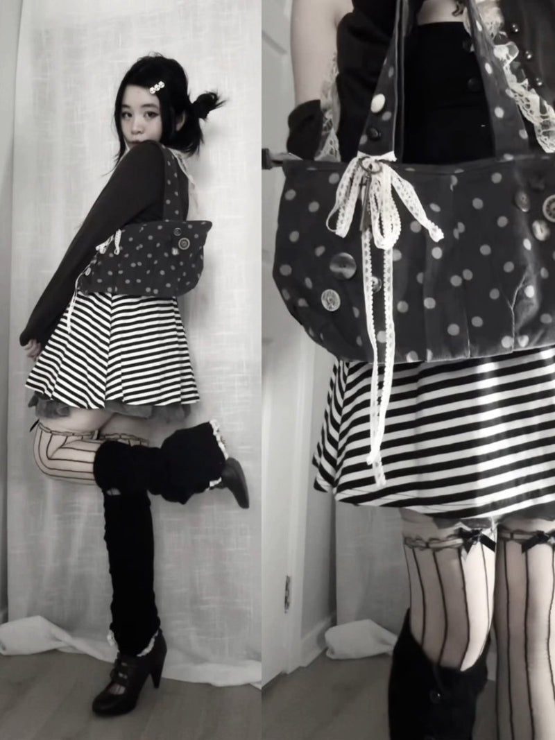 Dream Polkadot Bag - MIDNIGHT FAE