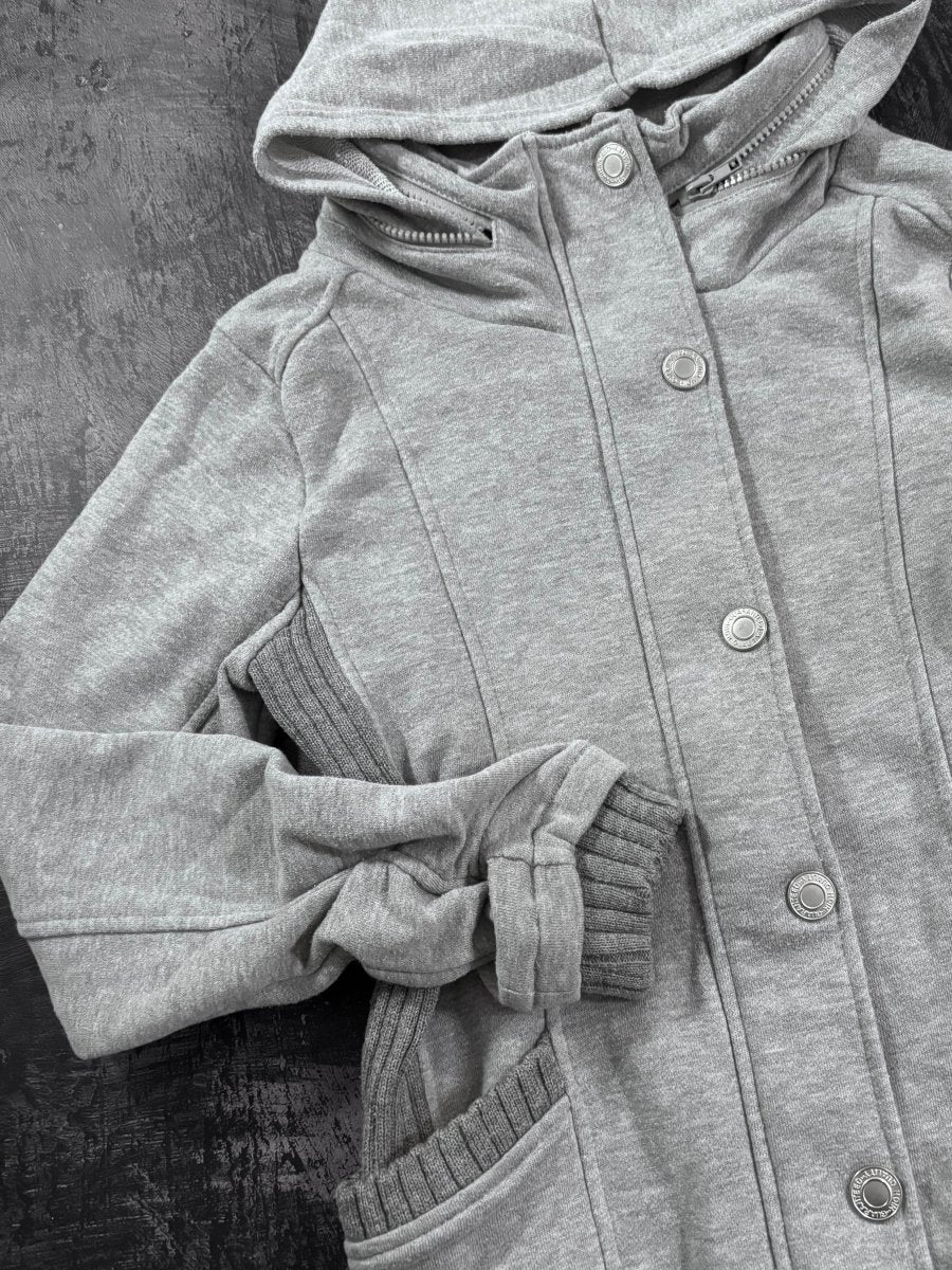 Durer Grey Hoodie Jacket - MIDNIGHT FAE