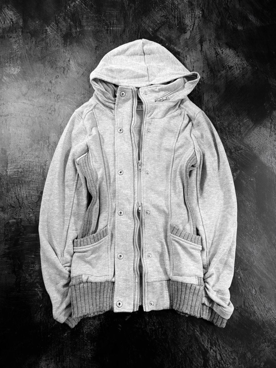 Durer Grey Hoodie Jacket - MIDNIGHT FAE
