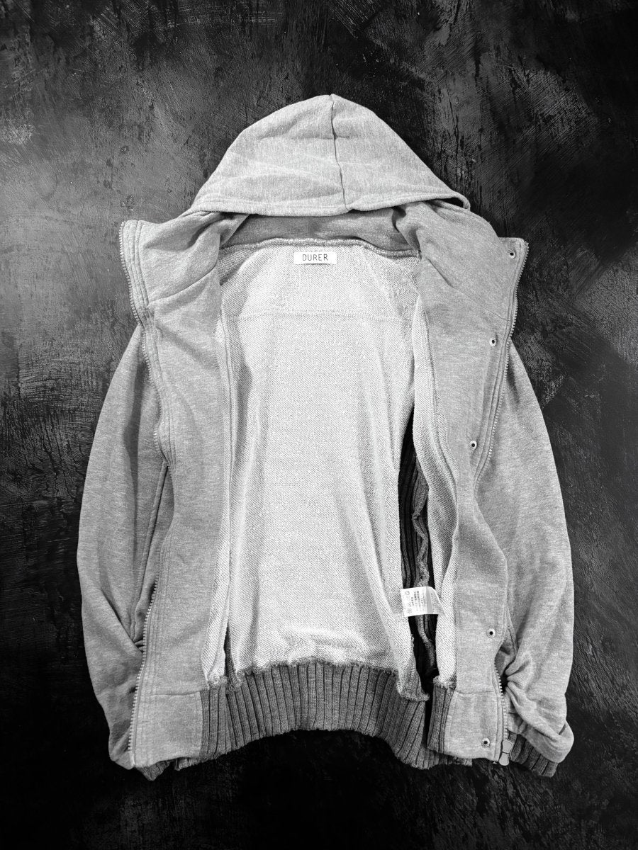 Durer Grey Hoodie Jacket - MIDNIGHT FAE